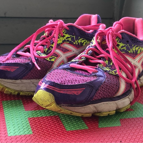ASICS Gel-Excite 3 Women’s Pink/Purple Athletic Running Sneakers Size 10D - Picture 1 of 11
